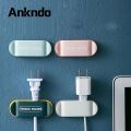 Plug Holder Power Cord Wall Sticker Fixing Clamp Desktop Network Cable Data Cable Organize and Storage Hook Cable Manager. 