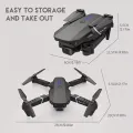 E88 Pro Dual-Camera Drone 4k Profesional HD 4k Rc Airplane Dual-Camera Wide-Angle Head Remote Quadcopter Airplane Toy Helicopter. 