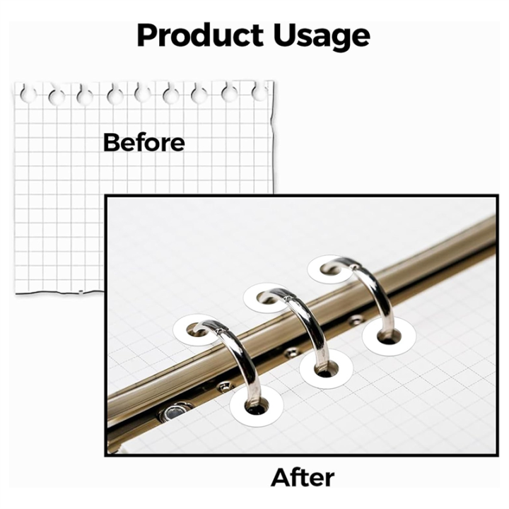 Binder%20Hole%20Protectors%202500%20Pcs-1/4"%20Diameter%20Hole%20Reinforcement%20Stickers,%20Self-Adhesive%20Paper%20Hole%20Reinforcements%20-%20Image%204