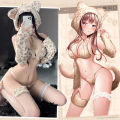 Outfit Kawaii Catwoman Costume Japanese Underwear Cosplay Naughty Kitten Leopard Print Blur Bra Panties Bikini Uniform Cosplay. 