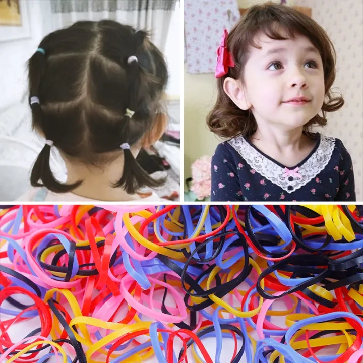 Women%20Colorful%20Small%20Disposable%20Rubber%20Bands%20/%20Kids,Children,%20Minimalist%20Elastic%20Scrunchies%20Hair%20Ties%20/%20Girls%20Invisible%20Basic%20Hair%20Ring%20Rope%20/%20Women's%20Daily%20Ponytail%20Holder%20/%20Girls%20Trendy%20Hair%20Accessories%20-%20Image%207