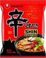 Original Korean Shin Ramen - Spicy Shin Instant Ramen Noodle - Chunky Vegetables, Premium Microwaveable Ramen Soup Mix, Savory & Rich. 