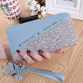 Tassel Women'S Wallet Elegant Leather Wristlet Handbag Coin Purse for Daily Use Shopping Travel Accessory Gift Item Ladies Accessory. 