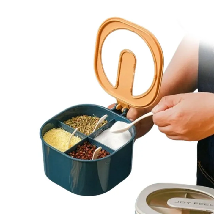 4%20Grid%20Spice%20Jar%20Organizer%20Salt%20Shaker%20and%20Pepper%20Dustproof%20Jars%20for%20Spices%20Container%20Box%20Seasoning%20Set%20with%20Clear%20Lid%20-%20Image%204