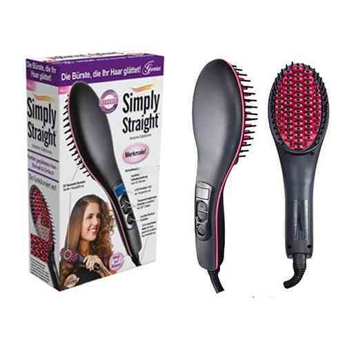Ceramic Brush As Seen On Tv Hair Straightener SIMPLY STRAIGHT