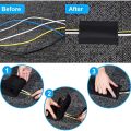 3M Cable Grip Strip Floor Cable Cover / Protect Cords Cable Protector Cable Management /Floor Cable Cover Used to Hold The Cable in Place, Protect. 