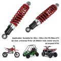 2 Pcs Motorcycle Shock Absorber 250mm Suspension Damper for 50cc-125cc Dirt Pit Bike ATV Go Kart. 