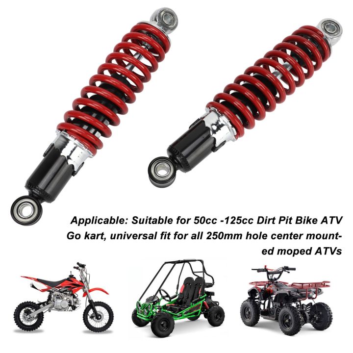 2%20Pcs%20Motorcycle%20Shock%20Absorber%20250mm%20Suspension%20Damper%20for%2050cc-125cc%20Dirt%20Pit%20Bike%20ATV%20Go%20Kart%20-%20Image%205