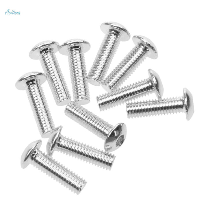 10pcs%20Auto%20Car%20Aluminum%20License%20Plate%20Frame%20Bolt%20Screws%2016mmx5mm%20Silver%20-%20Image%206