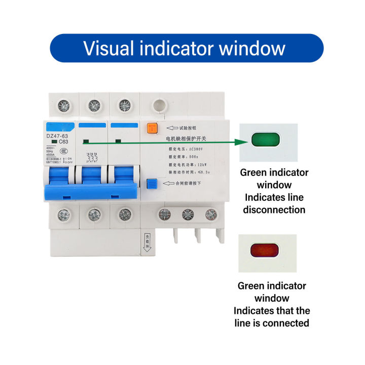 3%20Phase%20Motor%20Conservation%20Breaker%203P%2063A%20DIN%20Rail%20Mount%20Circuit%20Breaker%20NY9%20-%20Image%204