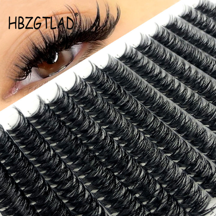60D/80D Mink Eyelashes 100/280 Clusters Eyelash Extension Natural Individual False Lashes Russian Volume Lash Makeup Cilia Cili
