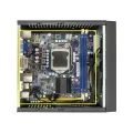 1 Set DC Power Supply Industrial Control Chassis Desktop Computer Case Support Wall Hanging. 