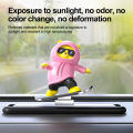 Kebidumei Car Dashboard Decoration Skateboard Bear Sliding Cute Auto Ornaments Moving with Driving Universal Interior Accessories. 