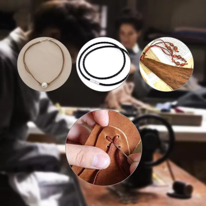 260m%20150D%200.8mm%20Leather%20Sewing%20Hand%20Stitching%20Waxed%20Thread%20String%20Cord%20for%20Leather%20DIY%20Crafts%20-%20Image%205