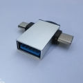OTG Port 2 in One Micro USB And Type c  3.0 High Speed converters For All Mobile Phones Android. 