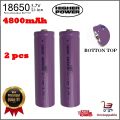 18650 Rechargable Battery 3.7V 4800mAh. 
