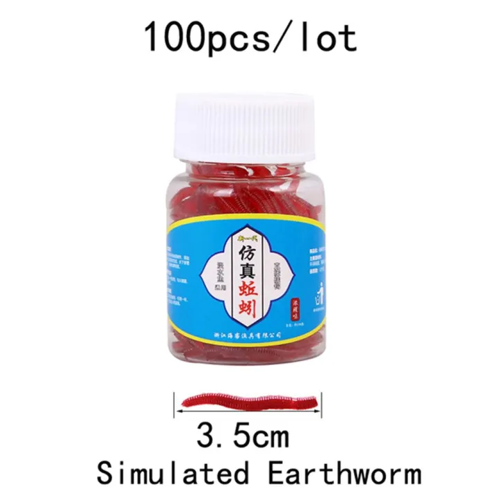 100pcs/Bottle%20Artificial%20Trout%20Soft%20Lure%20bloodworm%20Fishing%20Lure%20Worm%20Red%20Baits%20EarthWorm%20-%20Image%206