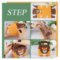 20Pcs Animal Party Bags, Paper Gift Bags, Small Paper Bags for Kids Party, 4 Designs Jungle Theme Birthday Party. 