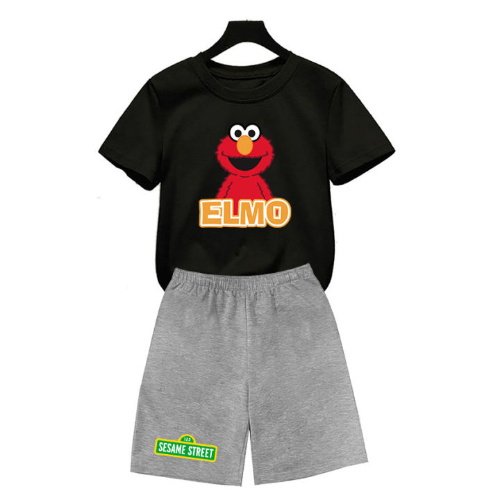 Kids%20Tops%20polyester%20quick%20dry%20Sesame%20Street%20COOKIE%20MONSTER%20Design%20T%20Shirt%20Children's%20Set%20Girls%20Cartoon%20Boys%20Print%20T%20shirt%20Baby%20-%20Image%205