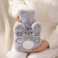 Bargain price Cute Hot Water Bottle Bag for Girls Rubber Plush Hand Warmer Heat Pack Warm Belly Instant Hot Pack Winter Water Heating Pad. 