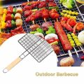 Stainless Steel BBQ Grill Net Medium Size Stainless Steel Premium Quality Barbeque Grill Net Clip Bbq Tool Big Size Stainless Steel - Silver.. 