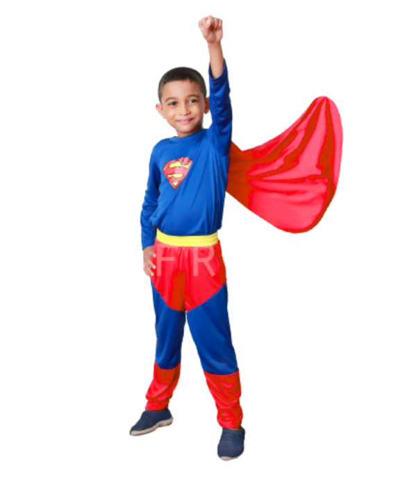 Superman Cosplay Costume for Children Clothing Sets Superman Suit