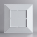 melamine plates white square  26.7 cm. 
