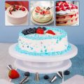 Cake Turn Table Rotating Revolving Cakes Stand Cake Decorating Turning Table. 