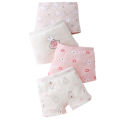 Bread Rabbit A Class 95% Cotton Children Small Underpants New Style Pink Cartoon Rabbit Girl Boxer Boxer Shorts. 