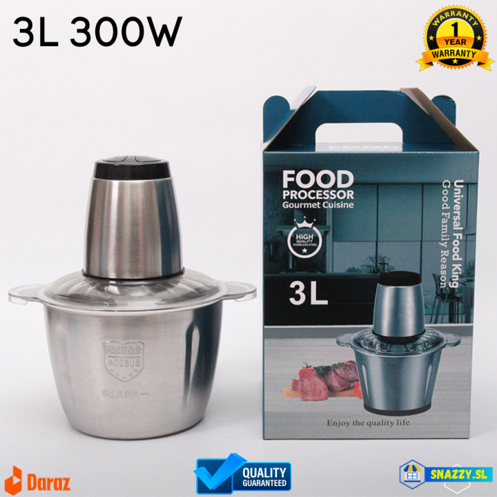 3L%20Capacity%20Electric%20Chopper%20Meat%20Mincer%20Garlic%20Masher%20Kitchen%20Grinder%20Stainless%20Steel%202%20Speeds%20Multifunction%20Food%20Processor%20Gourmet%20Cuisine%20-%20Image%202