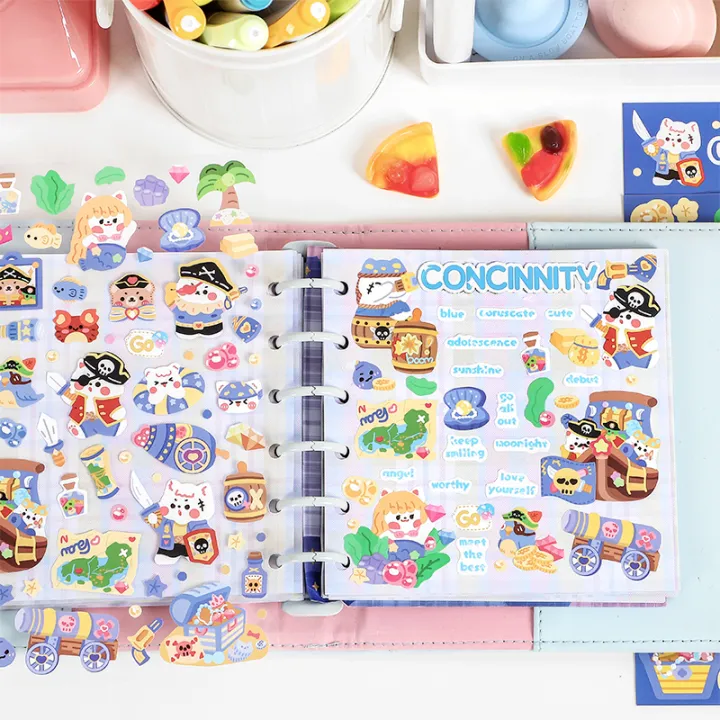 Jungle%20Rule%20Series%20Self-adhesive%20Stickers,%20Cartoon%20Cute%20Hand%20Tent%20Collage%20Materials,%20Decorative%20Stickers%20-%20Image%204