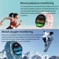 Z2 mart ports Watch 1.3'' Full-touch LCD creen 10mm Ultra-thin Body BT Dial-up Call Health Monitoring Multiple ports Mode Custom Dial Compatible with Android iOS. 