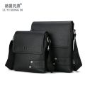 Conference Bag Shoulder Bag Men's Official Document Leisure Business Bag Crossbody Bag Flip Popular Style Texture Men's Real-Leather Bag. 