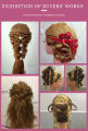 Hair Dummy for Training Cuttings and Styling Dummy With Small Bracket. 