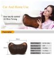 Car & Home Massage Pillow Electric Massage Headrest Automotive Neck Pillow Memory Cotton Cushion Car Seat Cervical Vertebra Pillows with Breathable Removable Cover for Neck Pain Relief Car Travel Home Office. 