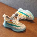 Boy's Shoes2023New Spring and Autumn Children's Tennis Shoes Medium and Large Children's Breathable Mesh Boys' Sports Shoes Tide. 