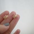 Gold Earrings 1Pc Exquisite Simple Leaf Women Earrings Ear Clip. 