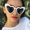 Heart Shaped Sunglasses for Women Fashion Love Heart Sunglasses UV400 Protection Eyewear Summer Beach Glasses Vintage Sunglasses. 