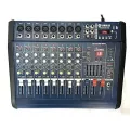 YAMAHA PMX802D Professional Powered Audio Mixer 8-Channel 16DSP 2-Layer Equalizer EQ 650W High-Power 2-channel support PC USB MP3 Bluetooth Player. 