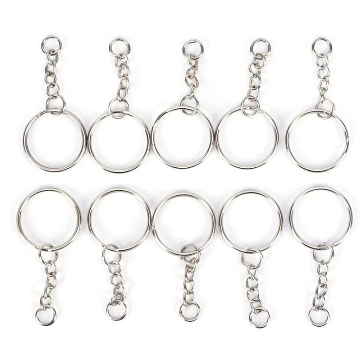 Split%20Rings%20Key%20Ring%20Keyring%20Keychain%20Key%20Chain%20Findings%20Claps%20Silver%20Link%2050pc%20-%20Image%204
