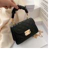 【FOOT SOFA】Women's Bag Popular Ins Women's Bag 2023 Classic Korean Fashion Hand Bag Small Square Chain Crossbody Bag. 
