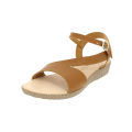 Samsons Brown Casual Slide Sandals For Women. 