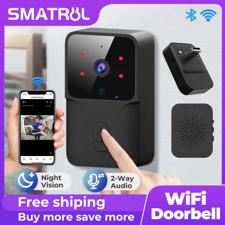 SMATRUL%20Tuya%20Smart%20Wireless%20Doorbell%20with%20Camera%20Outdoor%20High-Definition%20Anti-Theft%20Door%20Bell%20Home%20Monitor%20Door%20Phone%20Voice%20150Meters%20-%20Image%202