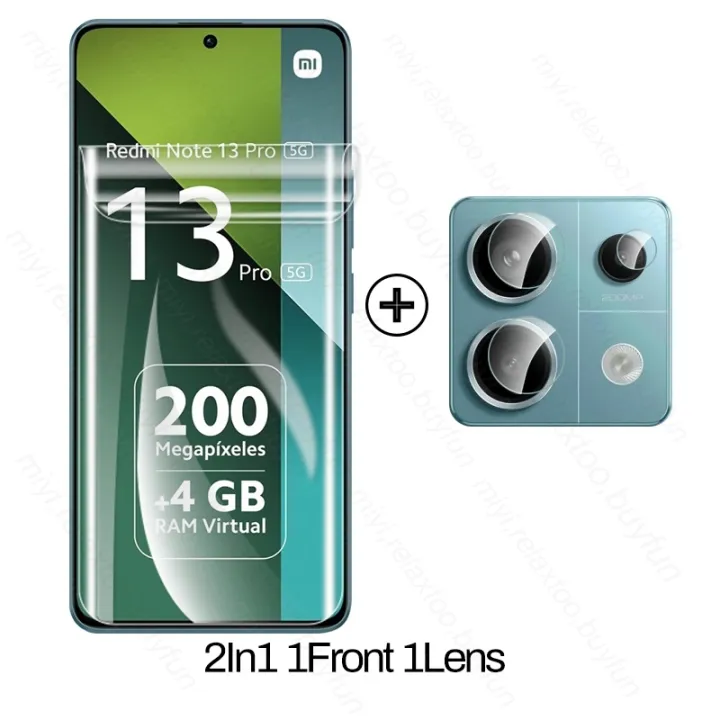 3To1%20Hydrogel%20Film%20Back%20Screen%20Protector%20For%20Xiaomi%20Redmi%20Note%2013%20Pro%205G%204G%20Camera%20Glass%20Redme%20Redmy%20Note13%20Pro+%20Not%2013%20Pro%20Plus%20-%20Image%207