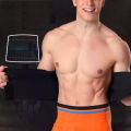 Hot Shaper Belt - Black  Tummy Shapewear for Belly Body Shaper for Stomach Fitness Belt for Exercise & Workout Waist HIPS Supports for Man and Women Tucker Body Shaperwear. 