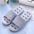 Leaking House Slippers ︺ Bath ﹔} Non-Slip Bathroom Slippers Couple ] Hole Men's Inner Dry Use ︼ Cool Speed PVC“ Female Summer ]. 