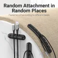 Vention Cable Organizer Silicone USB Network Wire Cable holder Winder Wire Cable Clip Organizer Cable Management Cover for Headphone Mouse Audio Earphone USB Charging Cable Multifunction Management Cable Protector. 
