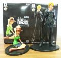 8th 2pcs/Set Sanji & Nami Crying Classic Scene Ver. Luffy Zoro Usopp Chopper PVC Action Figure Model Toys 14/8cm. 