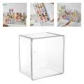 Showcase Storage Organizer Stackable Figures Display Stand Display Case Clear. 