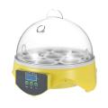 7 Eggs Mini Digital Egg Incubator Hatcher Transparent Eggs Hatching Machine Automatic Temperature Control for Chicken Duck Bird Eggs AC220V. 